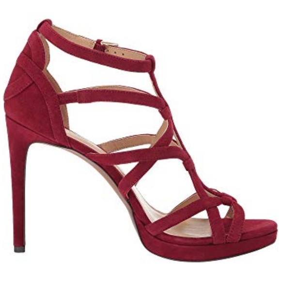 MICHAEL Michael Kors Sandra Platform in Maroon - Picture 3 of 7